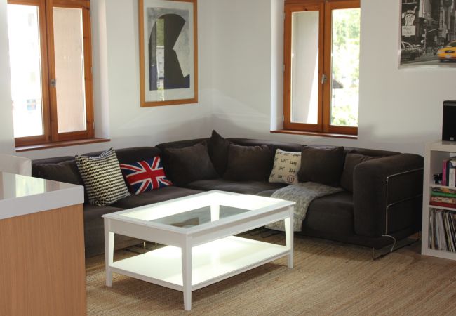 Open plan living area Cozy and confortable living space