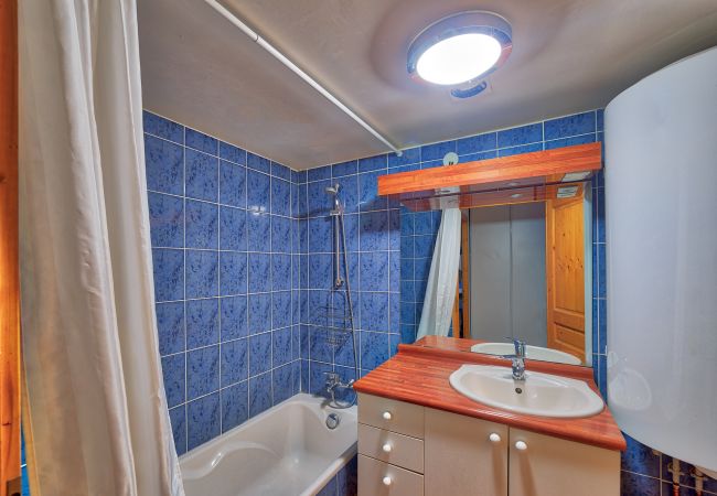 Bathroom Chamonix apartment Alpine bathroom