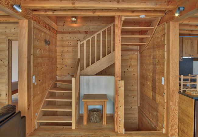 Large staircase Chalet les Houches Large and spacious staircase