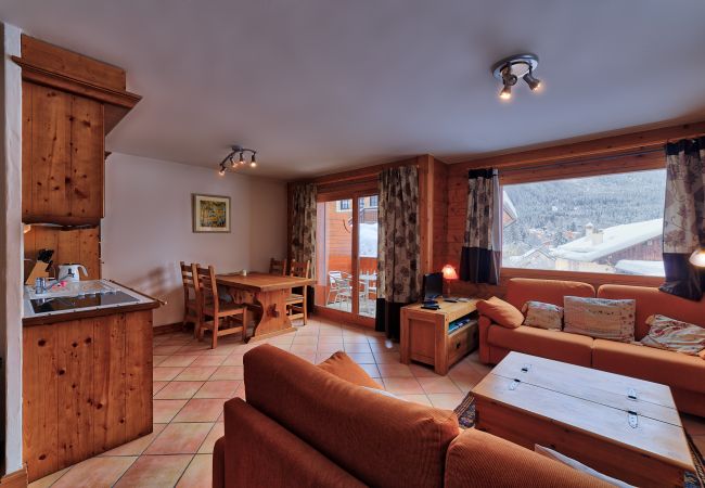 Chamonix apartment living space Comfortable and spacious living area