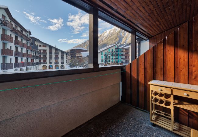 Chamonix studio balcony Spacious studio balcony