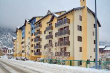 Exterior of studio building in Chamonix Sud
