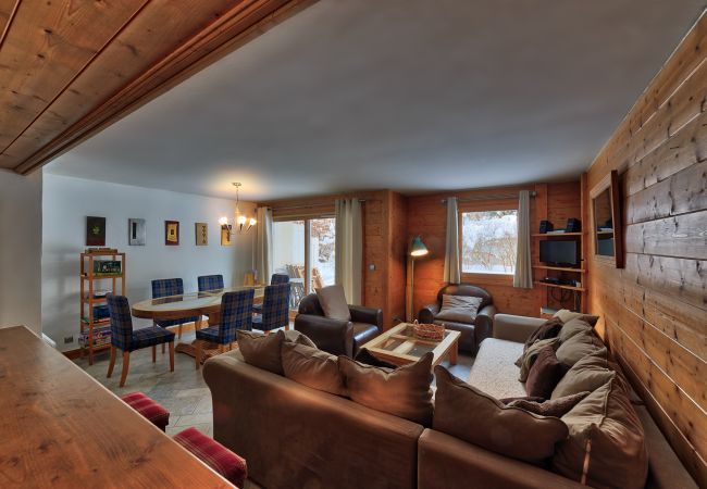 Chamonix ground floor apartment living area Spacious and comfortable living room