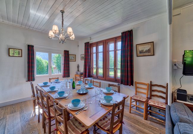 Chamonix chalet dining room Spacious dining area
